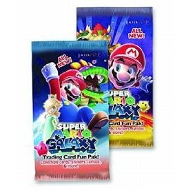 24 Super Mario Galaxy Trading Card Booster Pack Packs