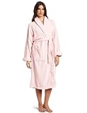 Superior Egyptian Cotton Unisex Medium Terry Bath Robe, Pink