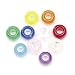 Pony Beads, 9mm, 1 Lb, Multi Trans