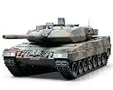 TAMIYA 300056020 - Panzer Leopard 2A6 Full Option Kit, 1:16, 4Kanal, 40 MHz, ferngesteuerter Panzer, detailgetreue mit Sound und Lichteffekten, Bausatz