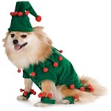 Santas Helper Elf Dog Costume For Medium Dogs