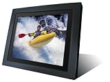 Braun DigiFrame 1960 Digitaler Bilderrahmen (48,3 cm (19 Zoll) Display, 5:4, 2 GB interner Speicher) schwarzer Holzrahmen