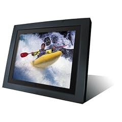 Braun DigiFrame 1960 Digitaler Bilderrahmen (48,3 cm (19 Zoll) Display, 5:4, 2 GB interner Speicher) schwarzer Holzrahmen