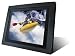 Braun DigiFrame 1960 Digitaler Bilderrahmen (48,3 cm (19 Zoll) Display, 5:4, 2 GB interner Speicher) schwarzer Holzrahmen