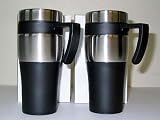 Stainless Steel /Plastic Travel Mug 14oz (per case 24pcs)