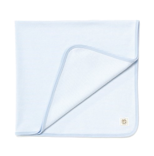 Bellybutton 44261 – Jersey-Decke, Maße: 80 x 80 cm, light blue striped
