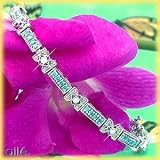 14K 1.20 CTW Blue & White Diamond Bracelet