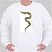 Sweatshirt with asp, snake, vertebrate, orm, venomous, reptile, snok, adder, viper, serpent, animal