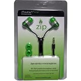 Professional Cable Zipper Style Earbuds - Neon Green Color ~ Professional Cable