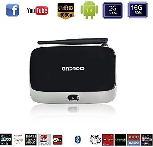 CS918 TV Box, Crazy Box RK3128 Quad Core 2G RAM 16G ROM Smart Google Android TV Box Full HDMI 1080P Kodi /XBMC Fully Loaded HDMI WIFI Media Player