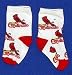 St. Louis Cardinals Pair of Baby Socks