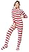Cityoung Women's Striped Warm Cute Pajama Onesie