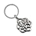 STEL Solid Stainless Steel Celtic Charm Key Chain