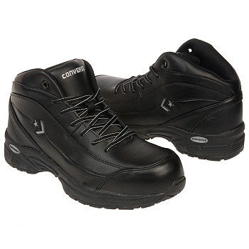 Converse C4605 Men's Classic Athletic Basketball Mid Hi Composite Toe Black 9.5 W