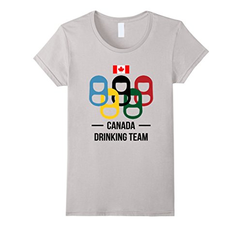 Women's Canada Drinking Team Sport Games 2016 Small Silver