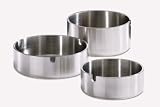 Zack 20476 SIMPLE ashtray 3.94 inch Stainless Steel