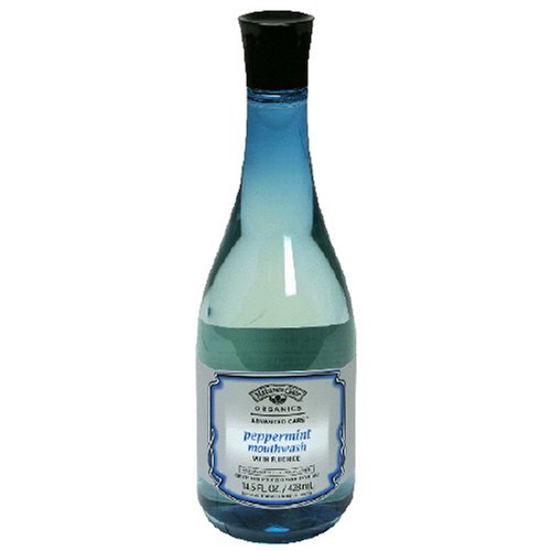 Nature's Gate Organics Mouthwash, with Fluoride, Peppermint, 14.5 fl oz (428 ml) (Pack of 3)