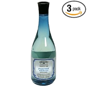 Nature's Gate Organics Mouthwash, with Fluoride, Peppermint, 14.5 fl oz (428 ml) (Pack of 3)