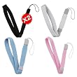 Wrist Strap Premium Combo for Nintendo Wii from eForCity, incldue Black / White / Light Blue / Pink