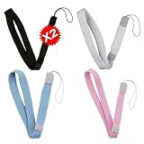Wrist Strap Premium Combo for Nintendo Wii from eForCity, incldue Black / White / Light Blue / Pink ~ eForCity