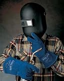 Memphis Blue Beast Welders Gloves, Reinforced Thumb and Palm, Blue - XL