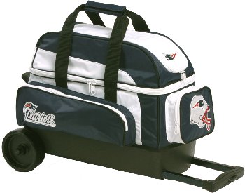 Childrens Toyshop  Sporting Goods : Kr NFL Double Roller Bowling Bag Newengland Pats