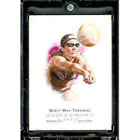 2007 Topps Allen & Ginter # 336 Misty May-Treanor (SP) SHORT PRINT Beach Volleyball Champion Card - Mint Condition - Shipped n Protective Display Case !