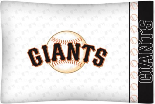 MLB San Francisco Giants Micro Fiber Pillow Case Logo