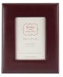 Leather Picture Frame, Burgundy, 4x6