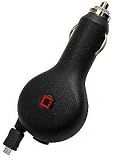 Professional Retractable Car Charger for Palm PRE Phone with One-Touch button system! (Lifetime Warranty)