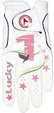 Qglove Signature Lucky Number 1 Ladies Golf Glove (PINK)