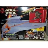 Star Wars Episode 1 Electronic Naboo Royal Starship Blockade Cruiser Playset