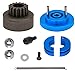 ZYCST 16T Flywheel Clutch Bell & Ball Bearings Set for HSP 94188 1/10 RC 1:10 Car Upgrade Parts Aluminum Alloy 16 Teeth Flywheel Assembly Kit Set (Color: Blue)