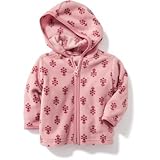 オールドネイビー OLD NAVY/ パターンマイクロフリースフード ピンクプリント アウターパーカー 18～24ヶ月【並行輸入】