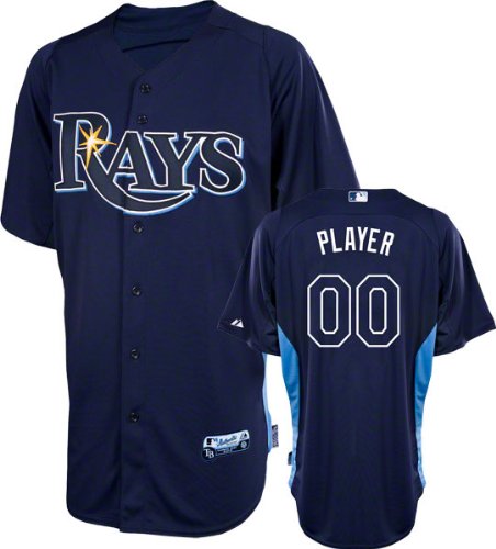 Tampa Bay Rays Jersey: Any Player Authentic Navy On-Field Batting Practice Jersey