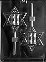 LARGE STAR OF DAVID LOLLY Religious Candy Mold Chocolate