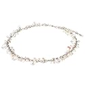 Glass Beads Silver Necklace "Crystal Clear Necklace [Silver]" -Fair Trade Gifts