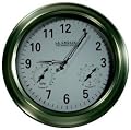 La Crosse Technology WT-3181P Outdoor Atomic Wall Clock with Temperature/Humidity