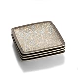 Review Nautica 91426500 / Nautica Bali Floral Mocha 9-Inch Buffet Plates, Set of 4