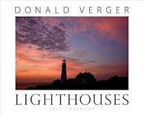  Lighthouses 2012 Donald Verger Photography Spiral Bound Wall Calendar
