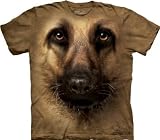 103258 German Shepherd Face Mens Tshirt XL