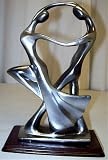 Small Abstract Ballroom Dancing Couple Statue Dancers