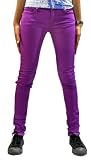 Tripp NYC Juniors / Womens Super Skinny T-Jeans / Pants in Purple