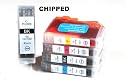 Canon CLI521, PGI520, WITH CHIP - Multipack Set of 5 Canon Compatible Printer Ink Cartridges for CANON PIXMA iP3600 iP4600, MP540, MP620, MP630, MP980, Printer Inks PGI 520BK, CLI 521Y, CLI 521M, CLI 521C, CLI 521BK,) High Capacity Inks In Stock Same Day Despatch