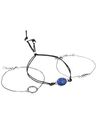 Lucky Brand "Sp14 Project X Protection" Delicate Evil Eye Slide Knot Charm Bracelet, 7.63"