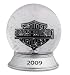 Harley-Davidson® Dated B&S Chrome Holiday Snowglobe 96896-10V