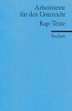 Rap-Texte. Fr die Sekundarstufe: Die besten deutsche Rapper der 90er Jahre und ihre Texte