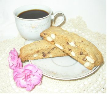 8 pieces Milk Chocolate frosted TRIPLE TEMPTATION Biscotti by Peggy