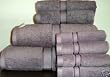 Luxury Egyptian Cotton 6 Pcs Towel Set Heather