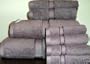 Luxury Egyptian Cotton 6 Pcs Towel Set Heather